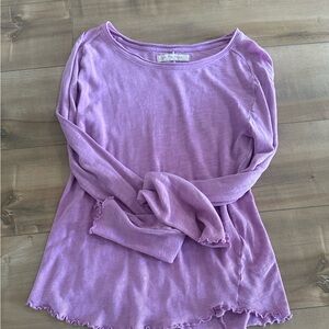 FREE PEOPLE long sleeve baby tee